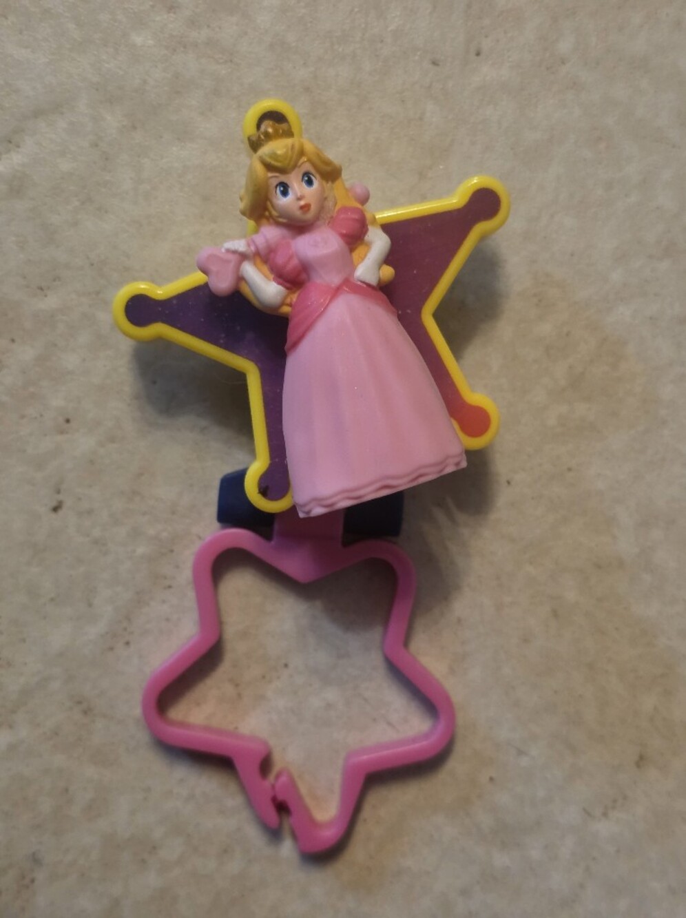2026 Toy #4 PRINCESS PEACH ~ McDONALD'S SUPER MARIO GALAXY Happy Meal Toy
